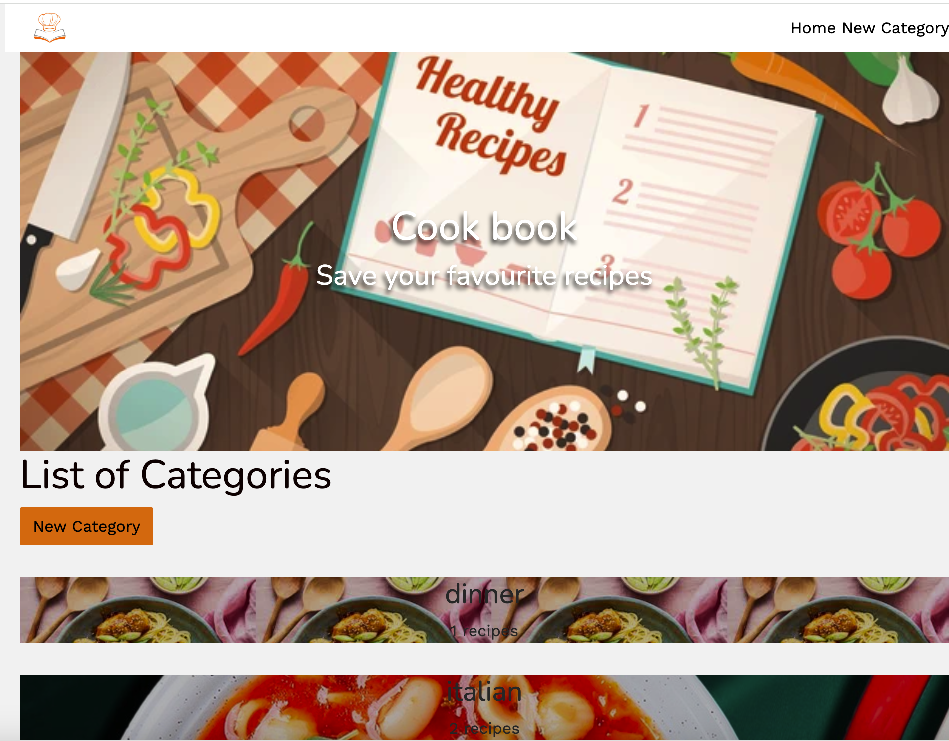 Cookbook Homepage