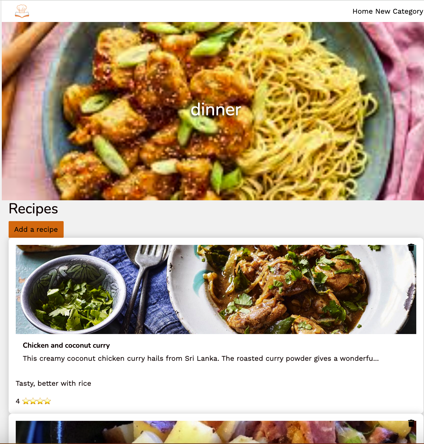 Cookbook Recipe